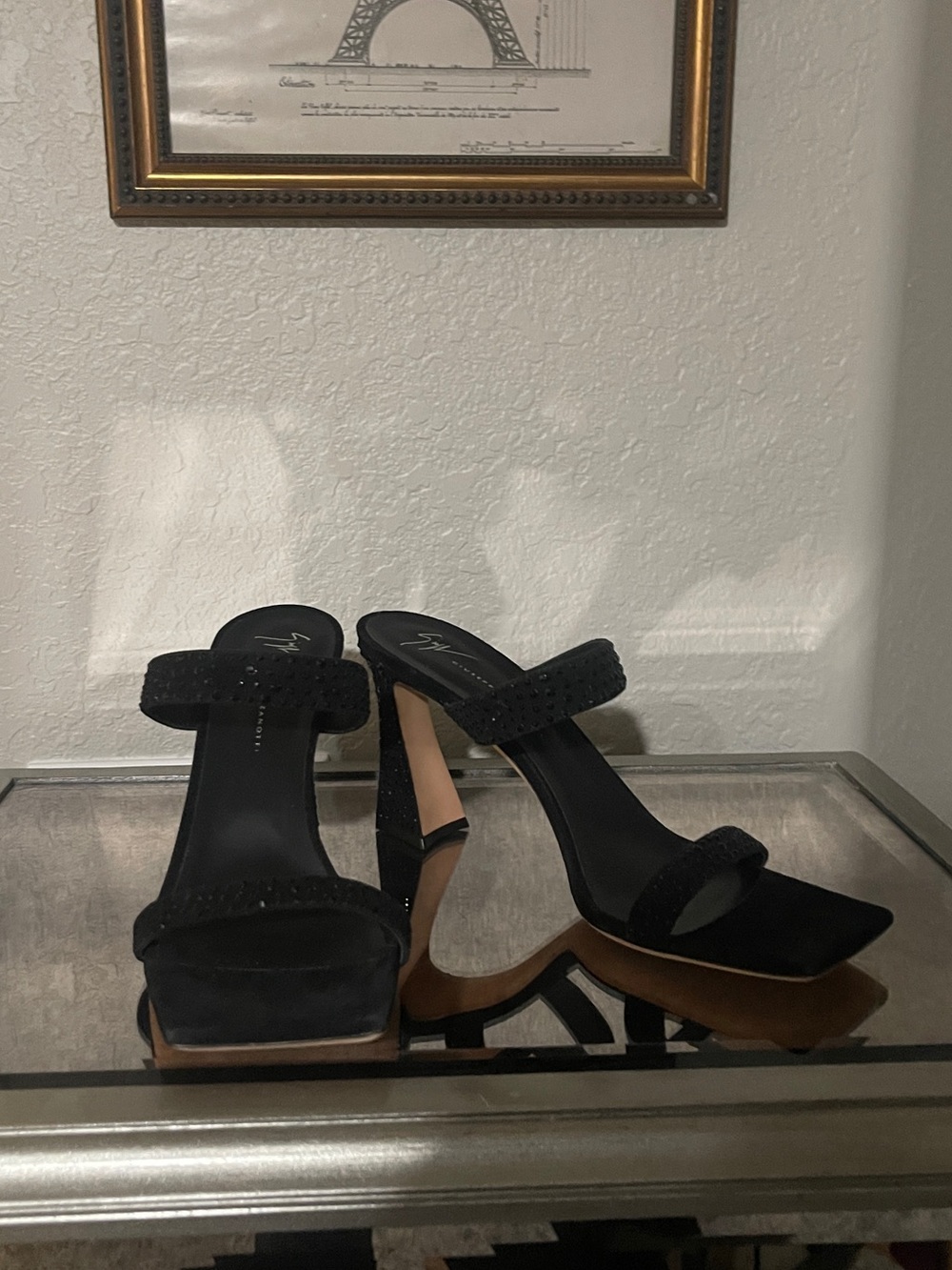 Giuseppe Zanotti Women's Vanilla Crystal Embellished Sandals Size 42 (MSRP $850) - Picture 5 of 11
